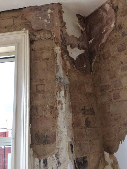 image of exposed brick wall