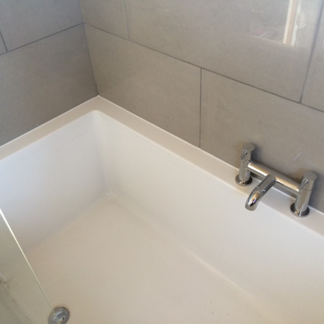 Clean, new bathroom from JR40 Plastering in Northampton