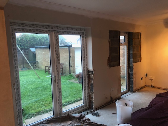 before image of plastering by JR40