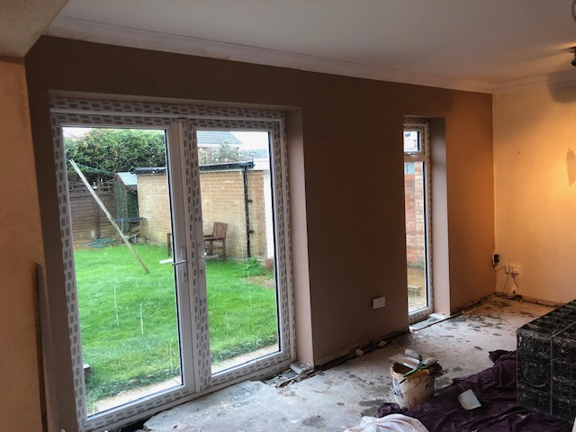 new plastering by JR40