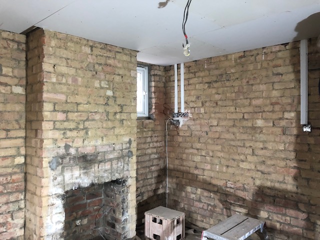 image of exposed brick wall