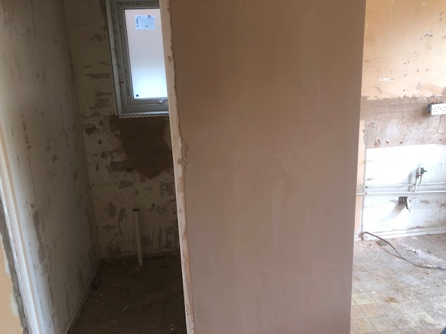 image of new plastering by JR40
